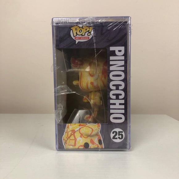 Funko Pop New Disney Art Series #25 Pinocchio Amazon Exclusive - Picture 2 of 6